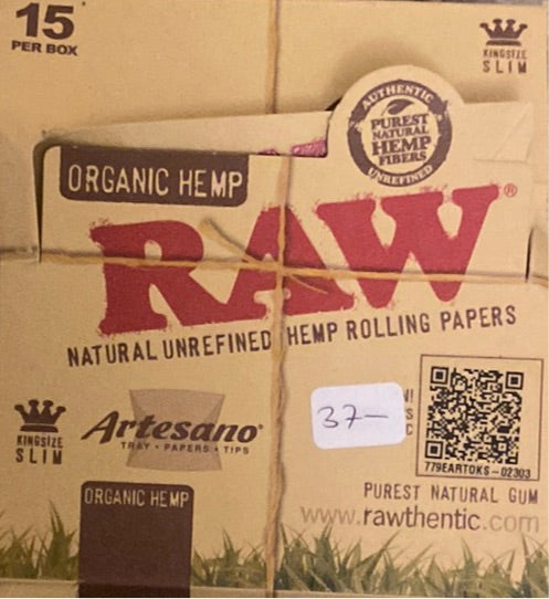 Raw Organic King Size Slim