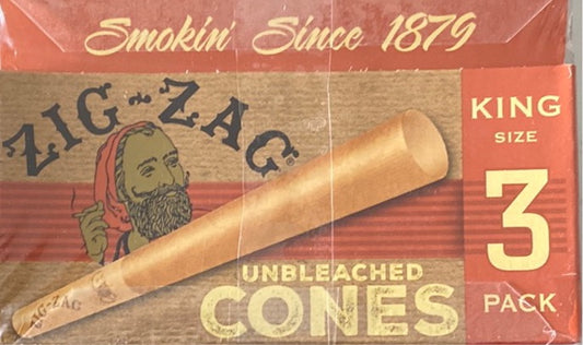Zig-Zag King Sz 3 Pack Cones