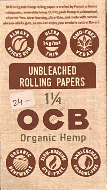 OCB 1-1/4 Organic Hemp